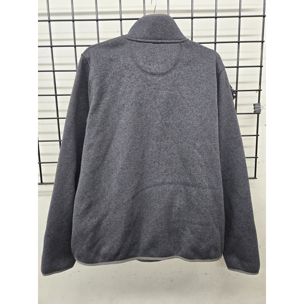LL Bean Men's Sweater Fleece Pullover Charcoal Size L Slightly Fitted - Picture 5 of 13